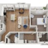 Floor plan: A5A - Quartz