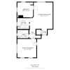 Floor plan: 2BR 1BA(755)