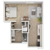Floor plan: Studio B