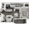 Floor plan: A1 Deluxe