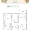 Floor plan: Carnation 2 Bed/2 Bath
