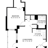 Floor plan: 1 Bed/1 Bath-A09b