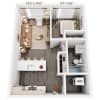 Floor plan: Plan A1B1