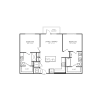 Floor plan: B1- 2x2