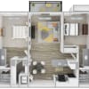 Floor plan: B1-988-1-WD