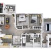 Floor plan: Three Bedroom