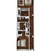 Floor plan: 1 BR