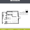 Floor plan: 1 Bedroom
