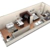 Floor plan: Studio Grand Overlook