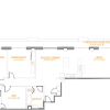 Floor plan: 2 Bed/2 Bath Den-B