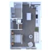 Floor plan: Studio S1