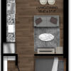 Floor plan: Studio-5bE
