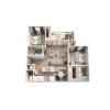 Floor plan: 2BD / 2BA