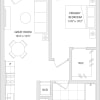 Floor plan: 1 BR R