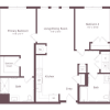 Floor plan: B2G | 2 Bed | 2 Bath