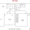 Floor plan: The Oak