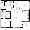 Floor plan: 2 Bedroom