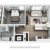 Floor plan: 1 Bed A