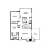 Floor plan: 2x1 Classic