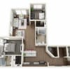 Floor plan: 2 Bed K