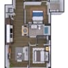 Floor plan: 301-B02