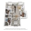 Floor plan: B2 Renovated