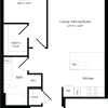 Floor plan: A1 East- Floors 3-6