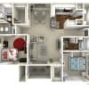 Floor plan: Pecos
