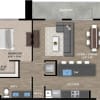 Floor plan: 1+1G - IR*