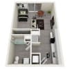 Floor plan: Studio