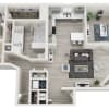 Floor plan: A4  - 1 Bed + Den, 1.5 Bath