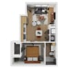Floor plan: The Caboose