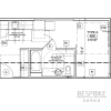 Floor plan: Studio - 319 sqft