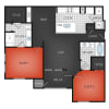 Floor plan: The Hudson 