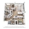 Floor plan: B2A