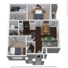 Floor plan: B2G - Attached Garage Included