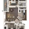 Floor plan: B1-1046