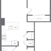 Floor plan: 1 Bed/1 Bath_A4