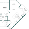 Floor plan: 1 Bed/1 Bath-A7