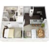 Floor plan: One Bed, One Bath B