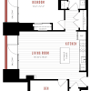 Floor plan: AD1 - One Bed w/ Den