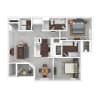 Floor plan: The Pont Vecchio | B2