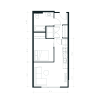 Floor plan: Urban One Bedroom C