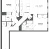 Floor plan: 2E - 2 Bed/2 Bath