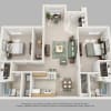 Floor plan: 2A Renovation 3