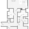 Floor plan: 2 Bed/2 Bath-C East Medley