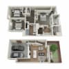 Floor plan: 3 Bed/2.5 Bath