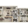 Floor plan: 1 Bedroom & Den