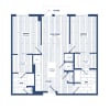 Floor plan: 2 Bed/2 Bath-HP2