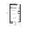 Floor plan: Executive Studio B4